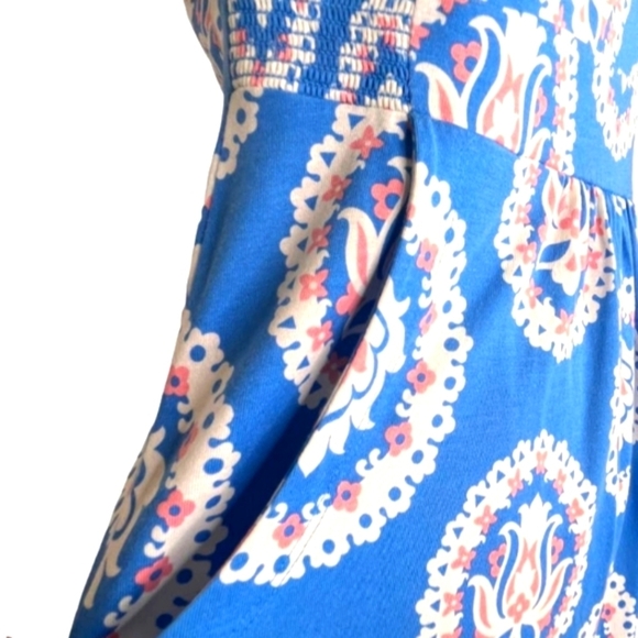 Boden Blue Jersey Dress - Women's Size 2 - Picture 6 of 9